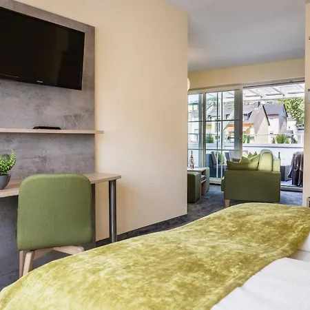酒店 Rheinhotel Ruedesheim - Wellness 3*